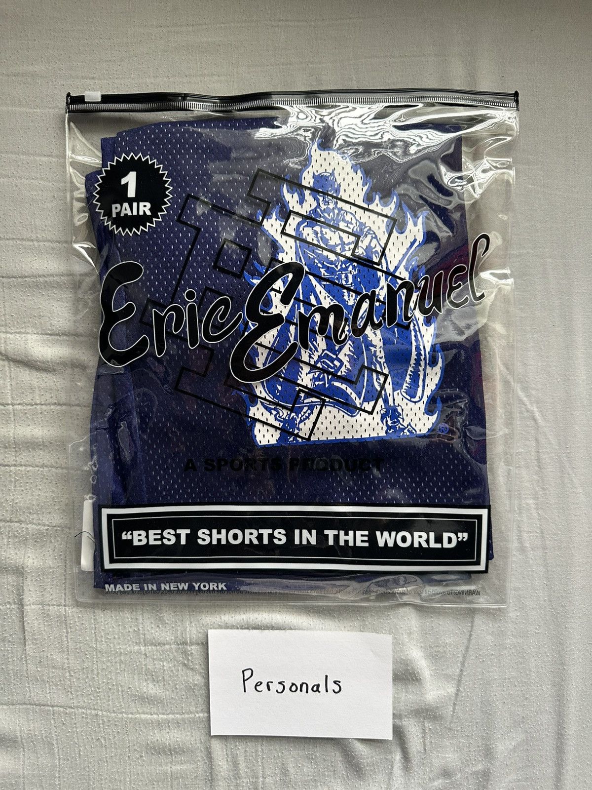 Eric Emanuel × NCAA Eric Emanuel Duke University Basic Shorts Large Size US 34 / EU 50 - 2 Thumbnail