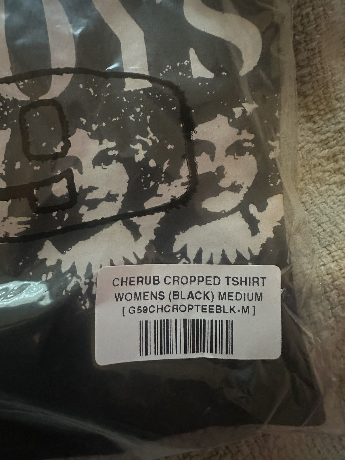 G59 Records $uicideboy$ G59 Cherub black cropped tee Size US M / EU 48-50 / 2 - 3 Thumbnail