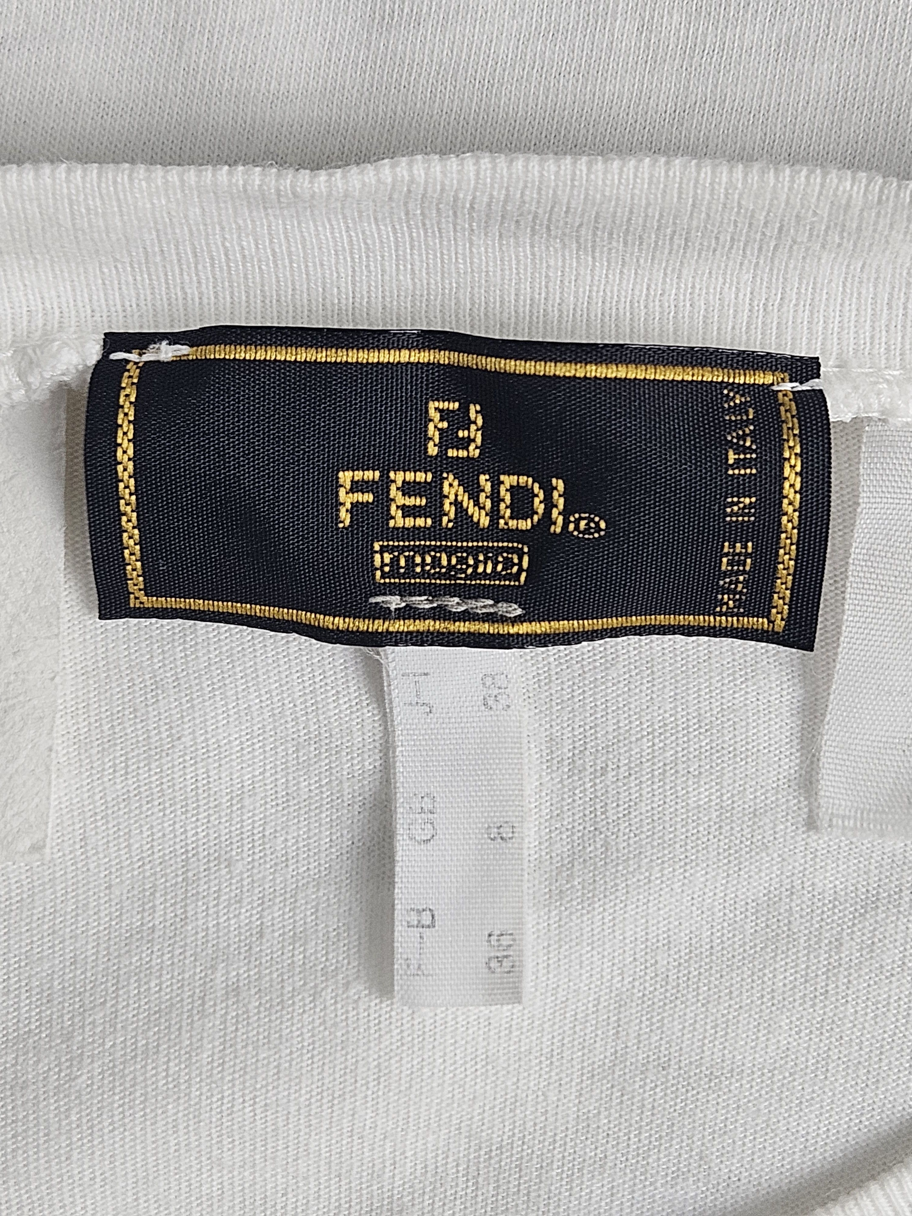 Fendi Vintage Fendi wording italy shirt Size US M / EU 48-50 / 2 - 4 Thumbnail