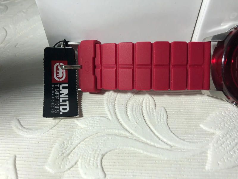 Designer Unisex LTD Adult Analogue red Strap Watch - Limited Edition Size ONE SIZE - 6 Thumbnail