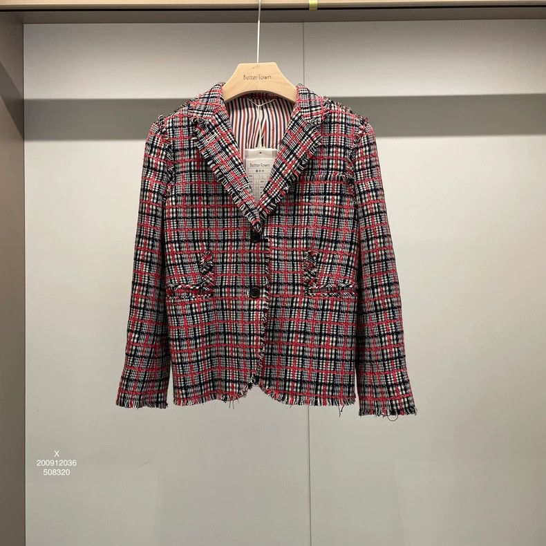 Thom Browne Thom Browne Red pheasant plaid wool suit Size M / US 6-8 / IT 42-44 - 1 Thumbnail