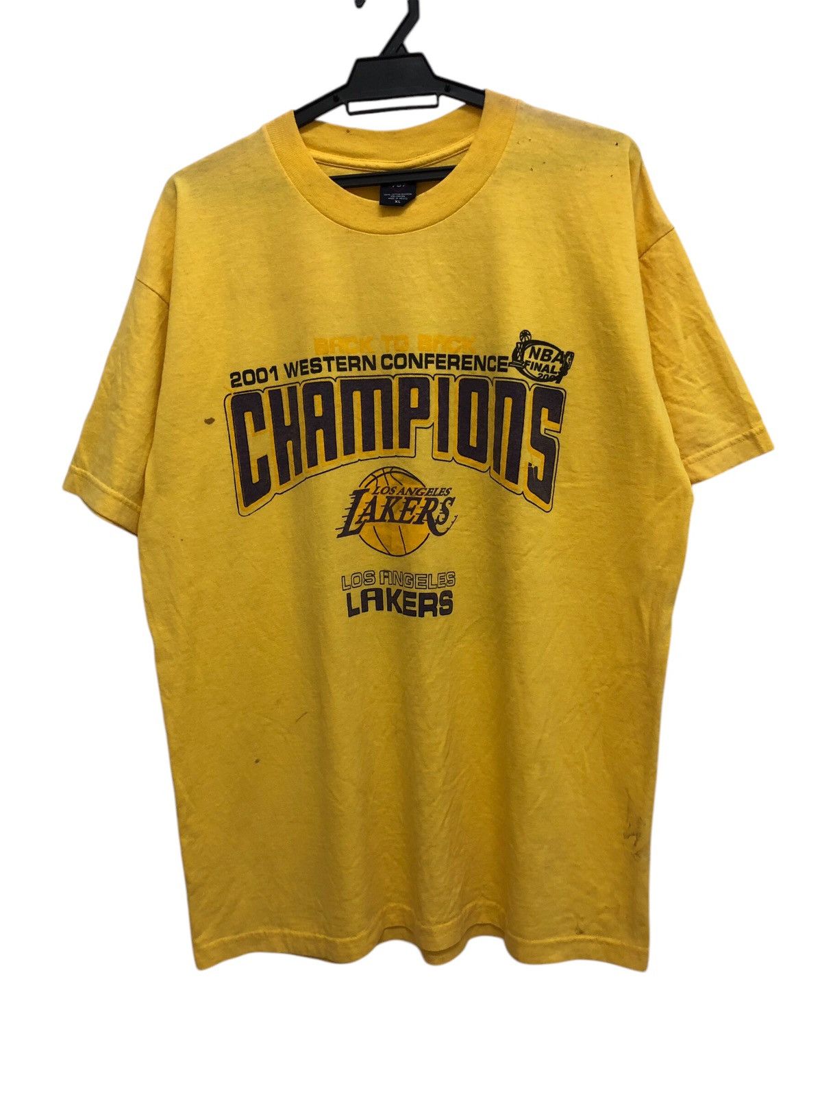 NBA × Vintage Y2K 🔥 2001 WESTERN CONFERENCE CHAMPIONS NBA FINAL Size US XL / EU 56 / 4 - 1 Thumbnail