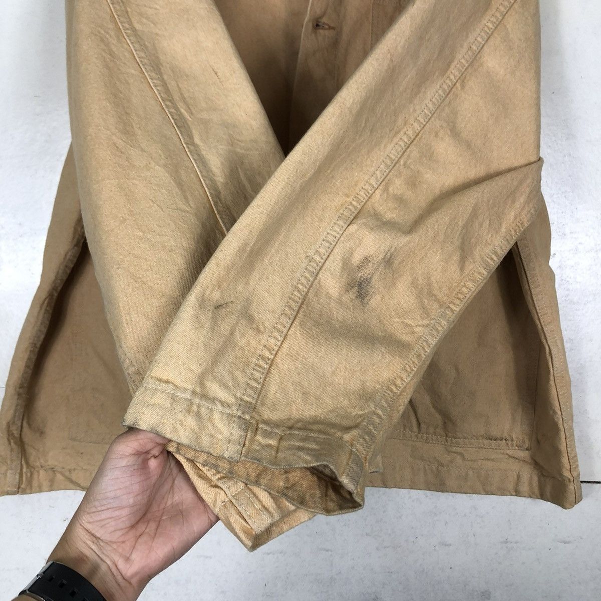 Japanese Brand 🔥Vintage Worker Chore Jacket GU Japan Issey Miyake Size US XL / EU 56 / 4 - 15 Thumbnail