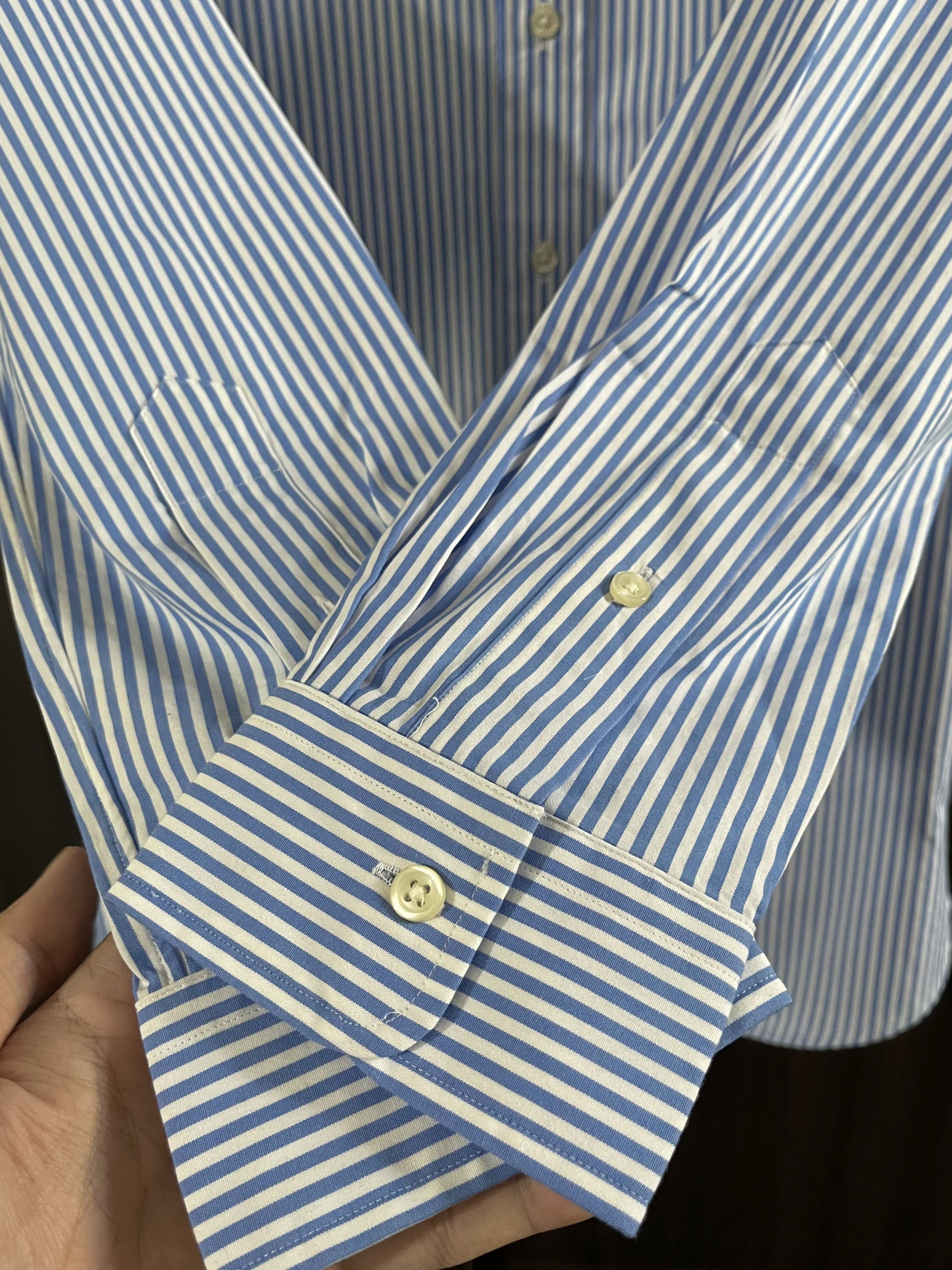 Polo Ralph Lauren Polo Ralph Lauren Custom Fit Stretch Poplin Shirt Size US S / EU 44-46 / 1 - 3 Thumbnail