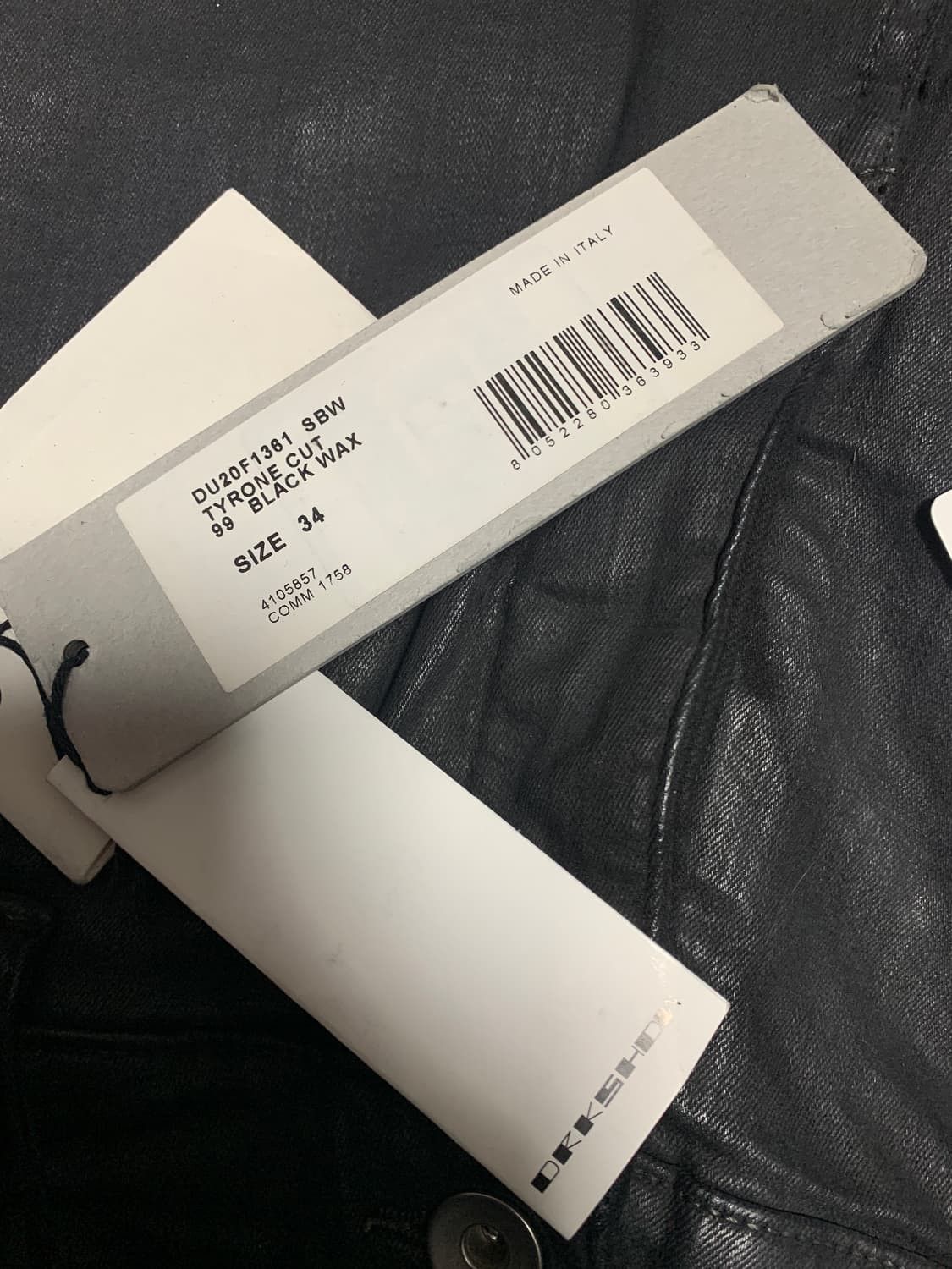 Rick Owens Rick Owens Tyrone cut waxed jeans Size US 34 / EU 50 - 3 Thumbnail