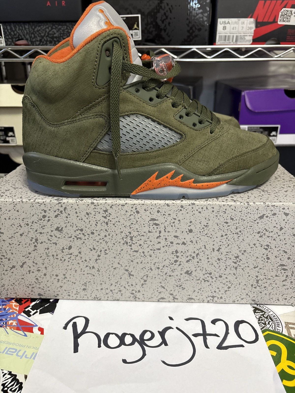 Jordan Brand Olive Air Jordan 5 Size US 8 / EU 41 - 3 Thumbnail