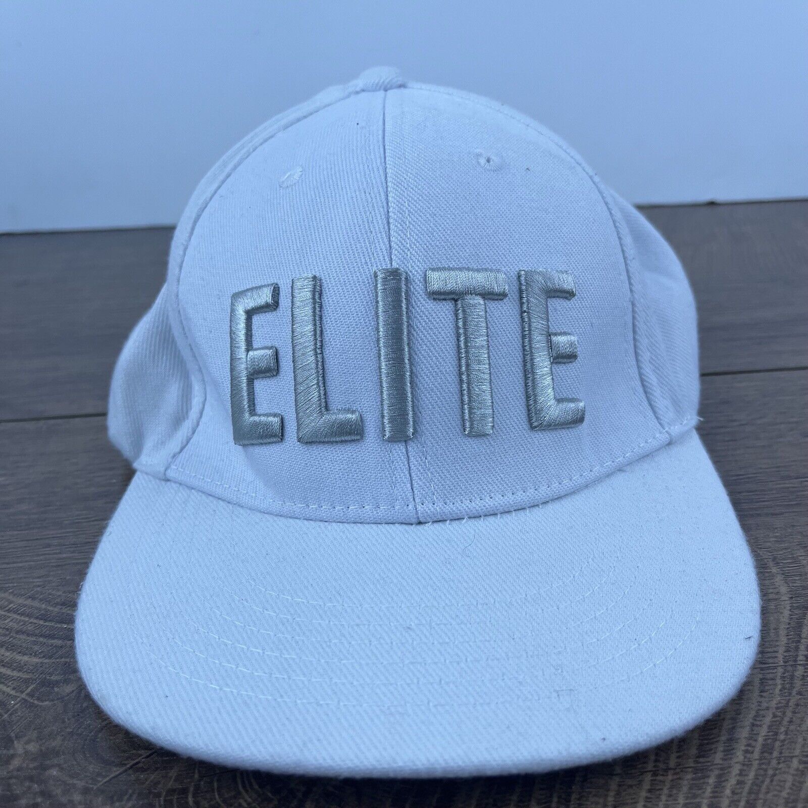 Other Elite Snapback Hat Elite Adjustable Hat White Adjustable Hat Size ONE SIZE - 2 Thumbnail