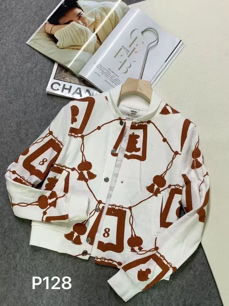 Hermes Hermes Lantern Print Long Sleeve Coat Size US XS / EU 42 / 0 - 1 Thumbnail