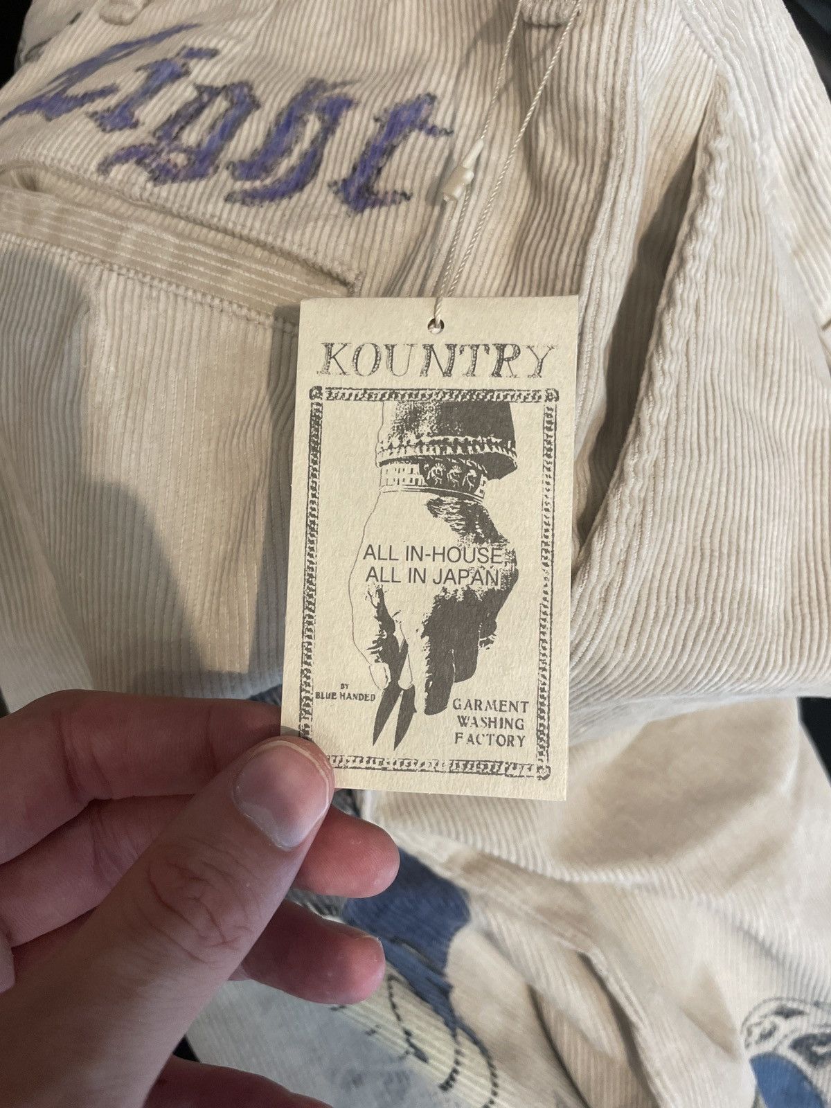 Kapital Kapital 14W Corduroy Ivy Pants Memorial Paint Model Beige Size US 31 - 7 Thumbnail
