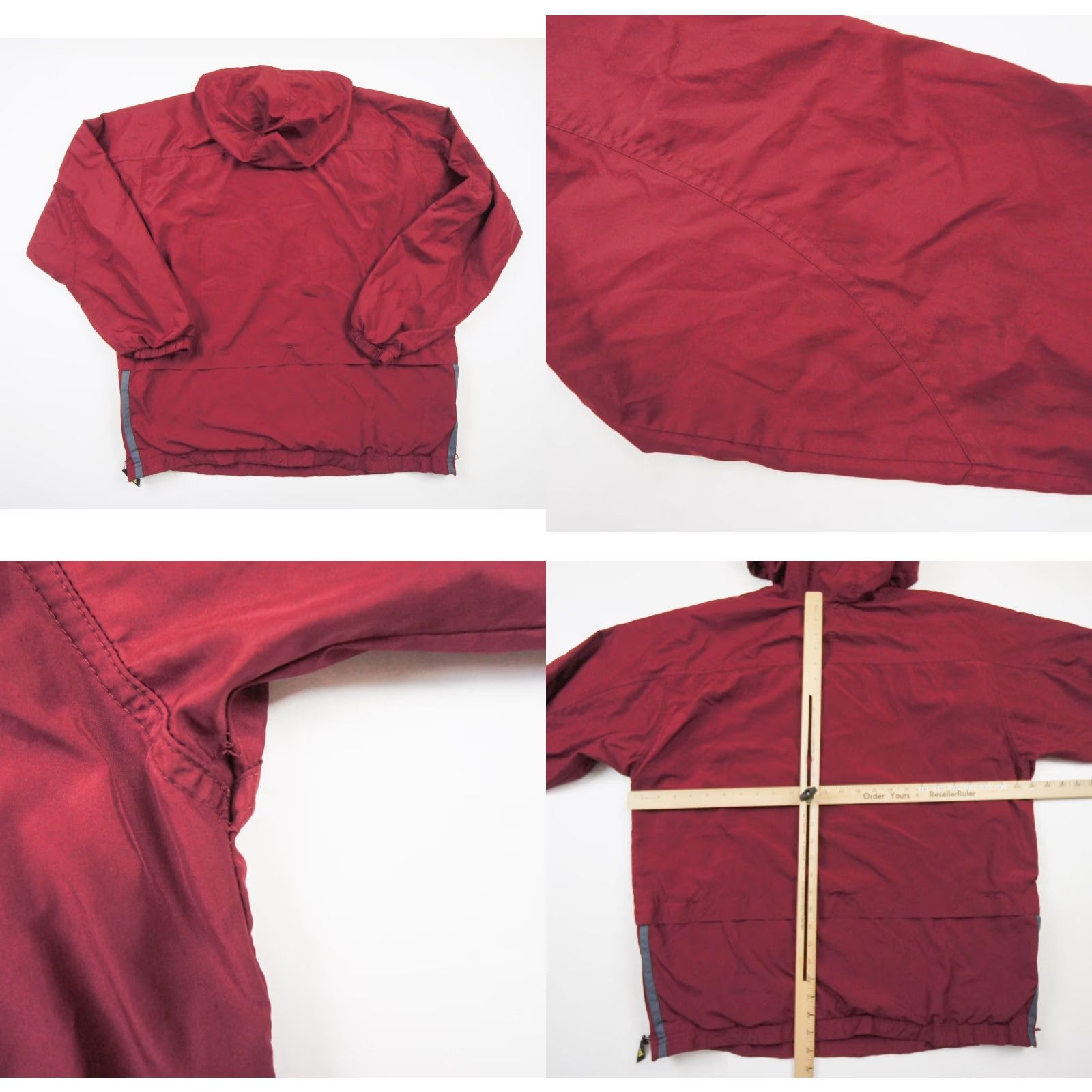 Adidas VINTAGE adidas Jacket Mens Large Red Windbreaker Hooded Zip Pullover Casual Mens Windbreaker Adidas Logo All Seasons Outdoor 90s? Size US L / EU 52-54 / 3 - 8 Thumbnail