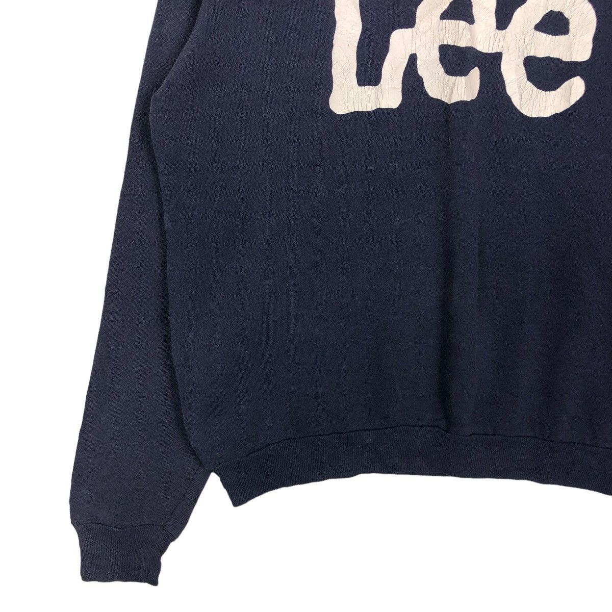 Lee 🔥VINTAGE SWEATSHIRT LEE PULL OVER BIG LOGO SPELL OUT Size US L / EU 52-54 / 3 - 4 Thumbnail