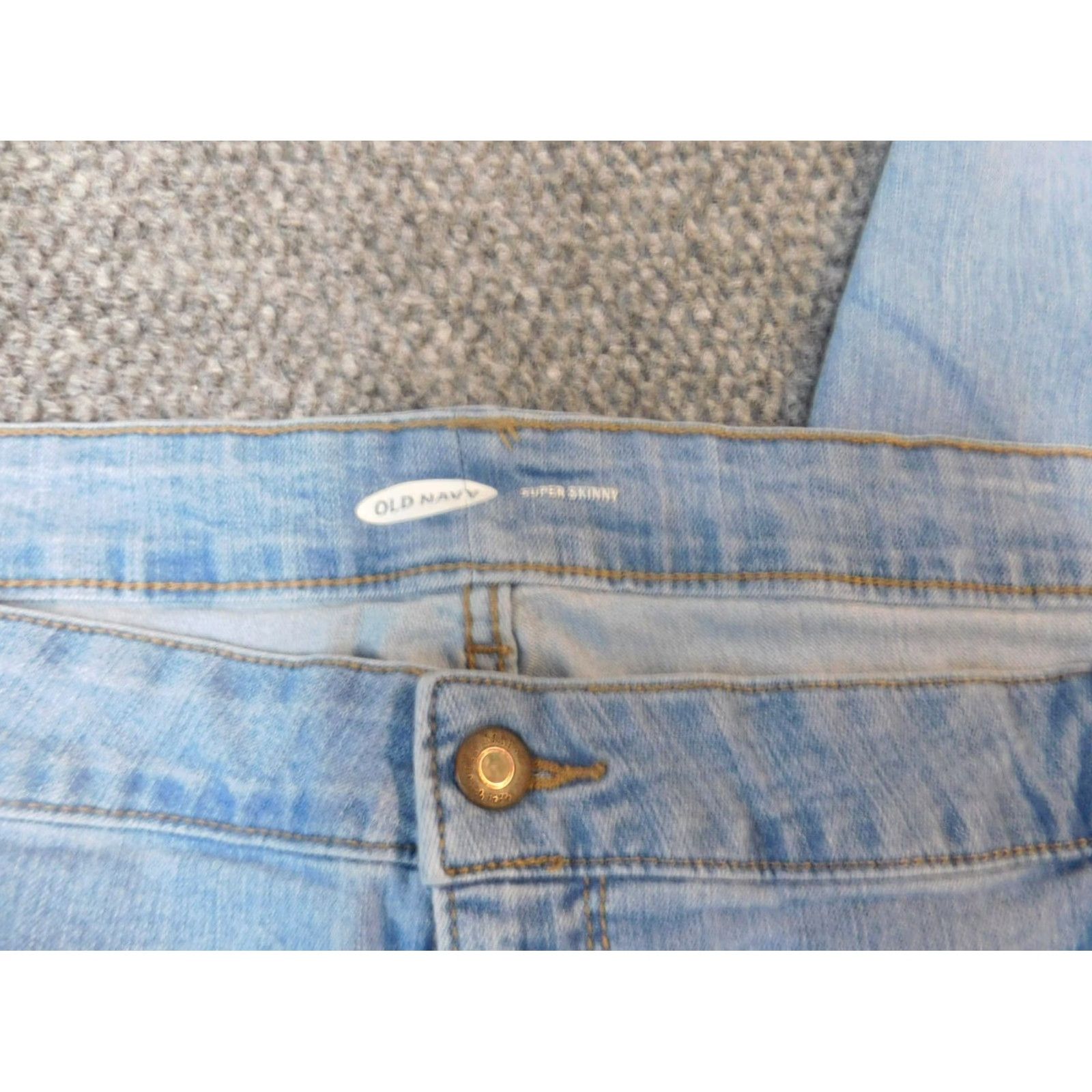 Old Navy Old Navy Jeans Womens 26 Blue Regular Skinny Denim Plus 29 Inseam Zipper Pockets Size 26" / US 2 / IT 38 - 2 Thumbnail