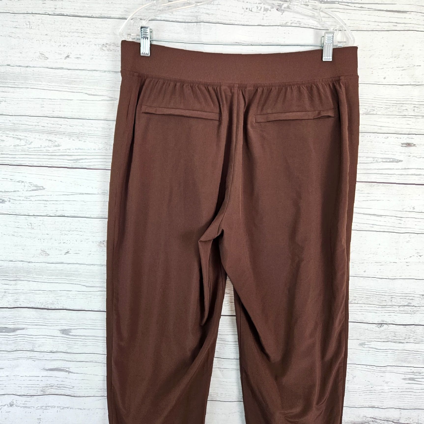 Athleta Athleta Pant Ankle Womens 12 Brown High Rise Pull On Athleisure Size 34" / US 12 / IT 48 - 4 Thumbnail