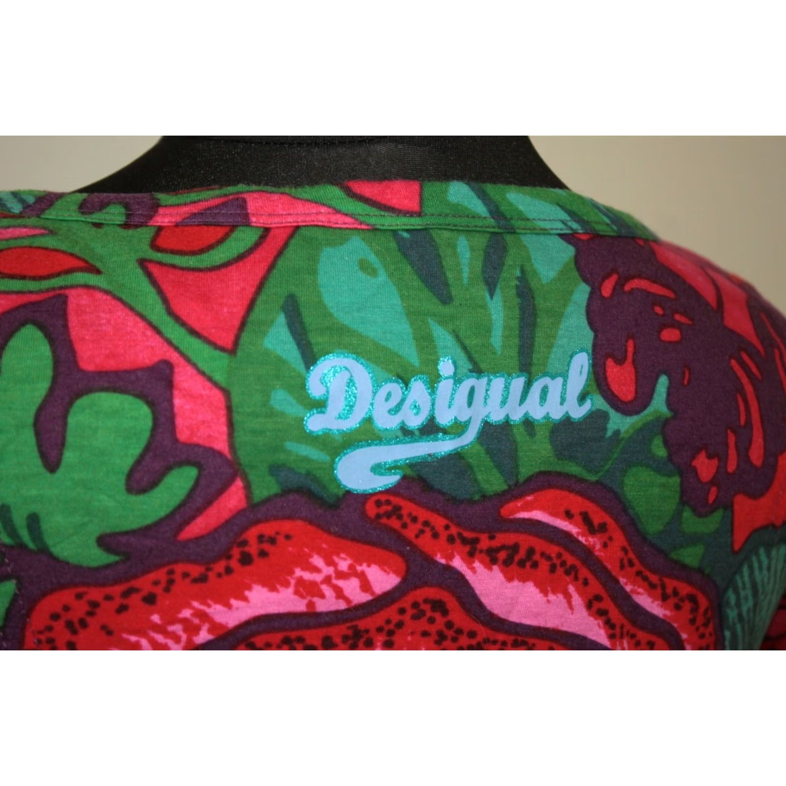 Desigual Desigual EDITH 40T2653 womens shirt tunic L Multicoloured Tunic Blouse Short Sleeve Size L / US 10 / IT 46 - 3 Thumbnail