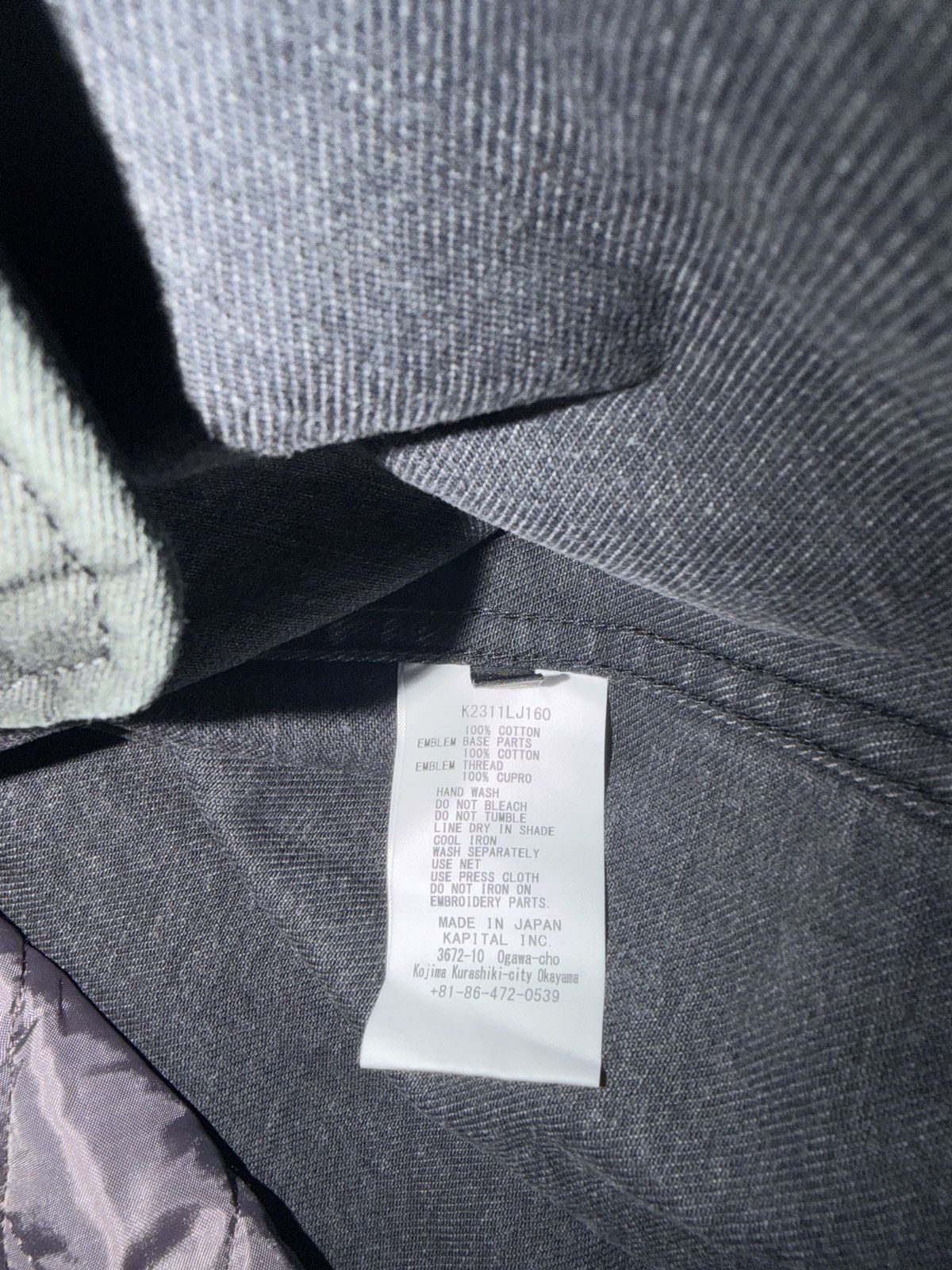 Kapital Kapital 14oz Denim T-Back Drizzler Jacket “Anarchy Rainbowy” Size US L / EU 52-54 / 3 - 14 Thumbnail