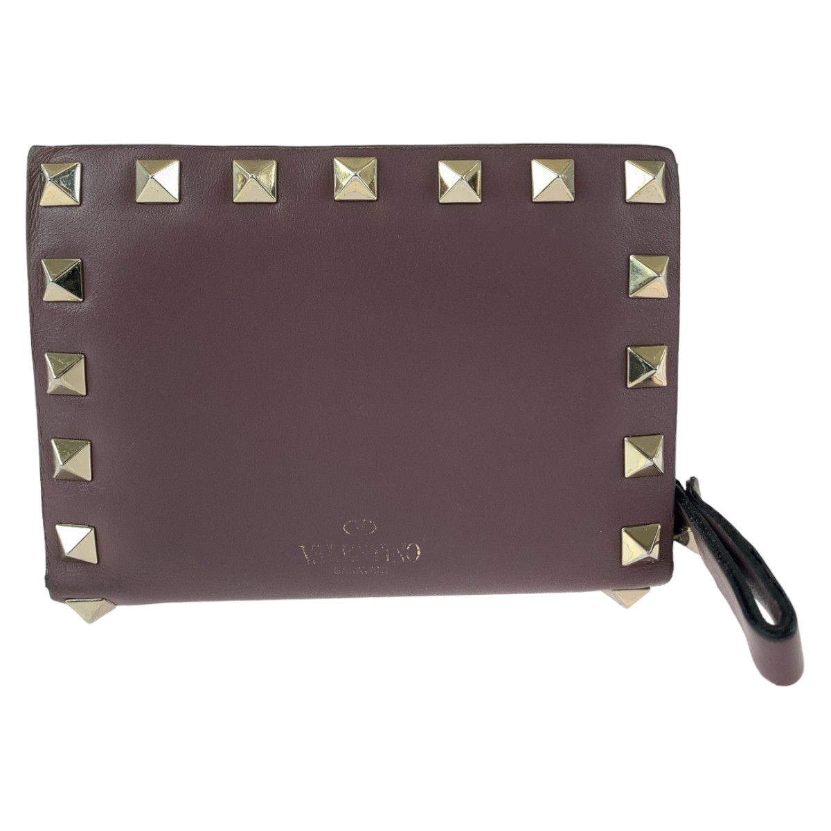 Valentino Valentino Valentino Leather Rockstud Wallet TW2P0620BOL416 Leather Short Wallet TW2P0620BOL416 Size ONE SIZE - 1 Thumbnail