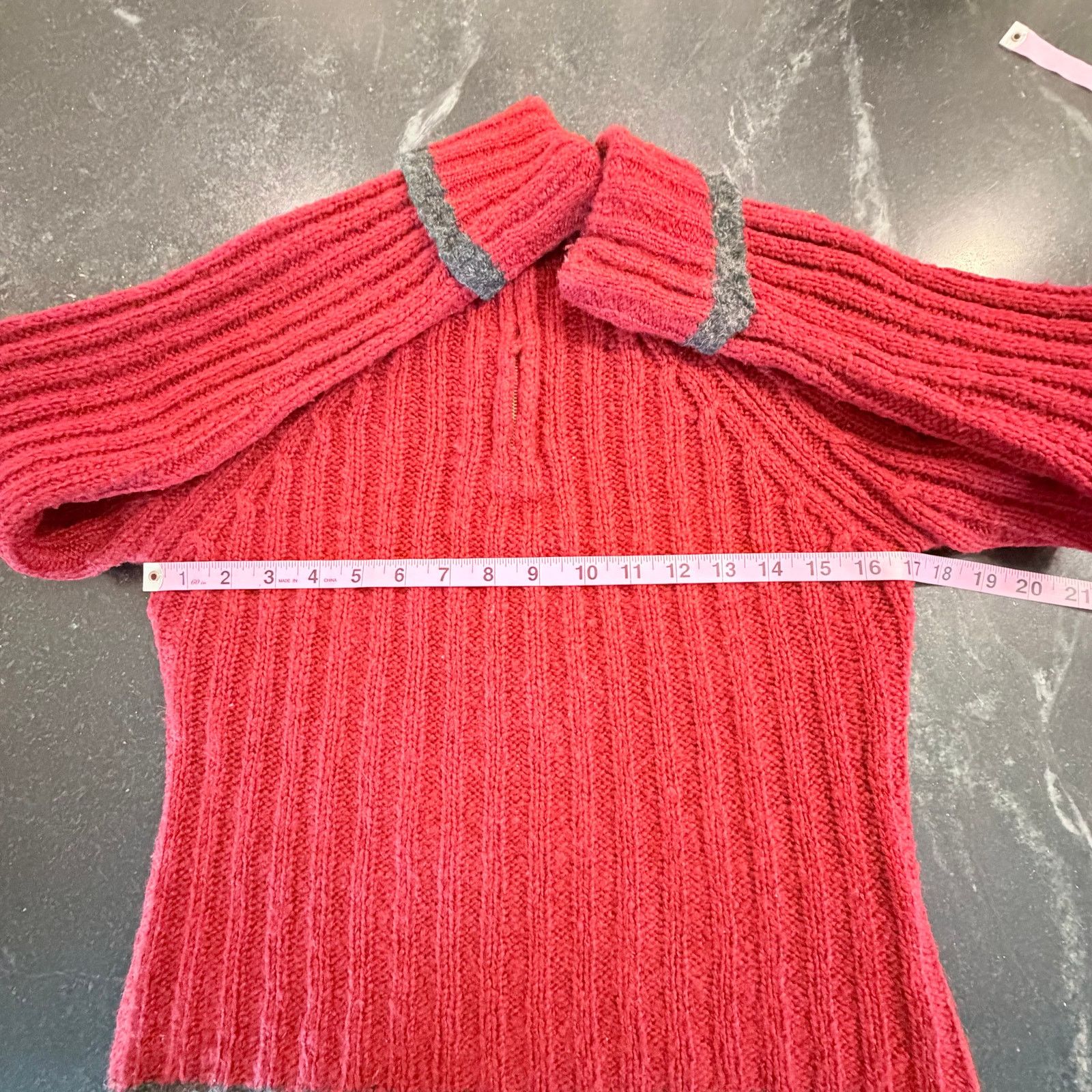 UNIONBAY Unionbay Y2K Cropped Zip Sweater MED, wool blend Size M / US 6-8 / IT 42-44 - 13 Thumbnail