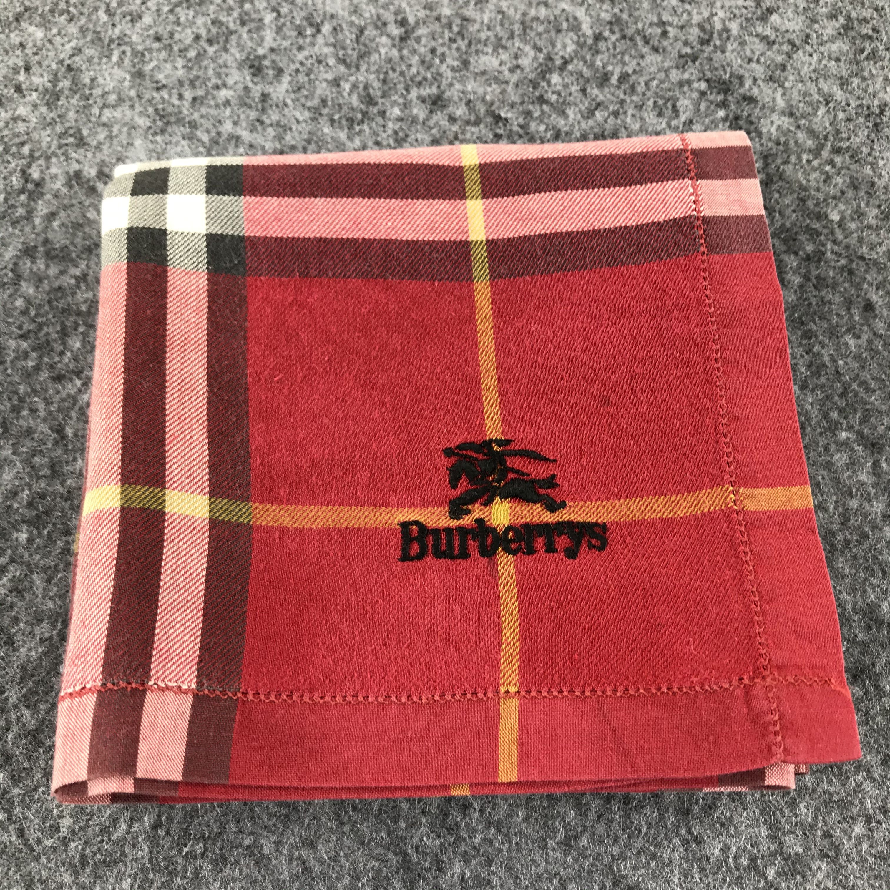 Burberry Burberrys Nova Check Handkerchief Neckerchief Bandana H518 Size ONE SIZE - 6 Thumbnail
