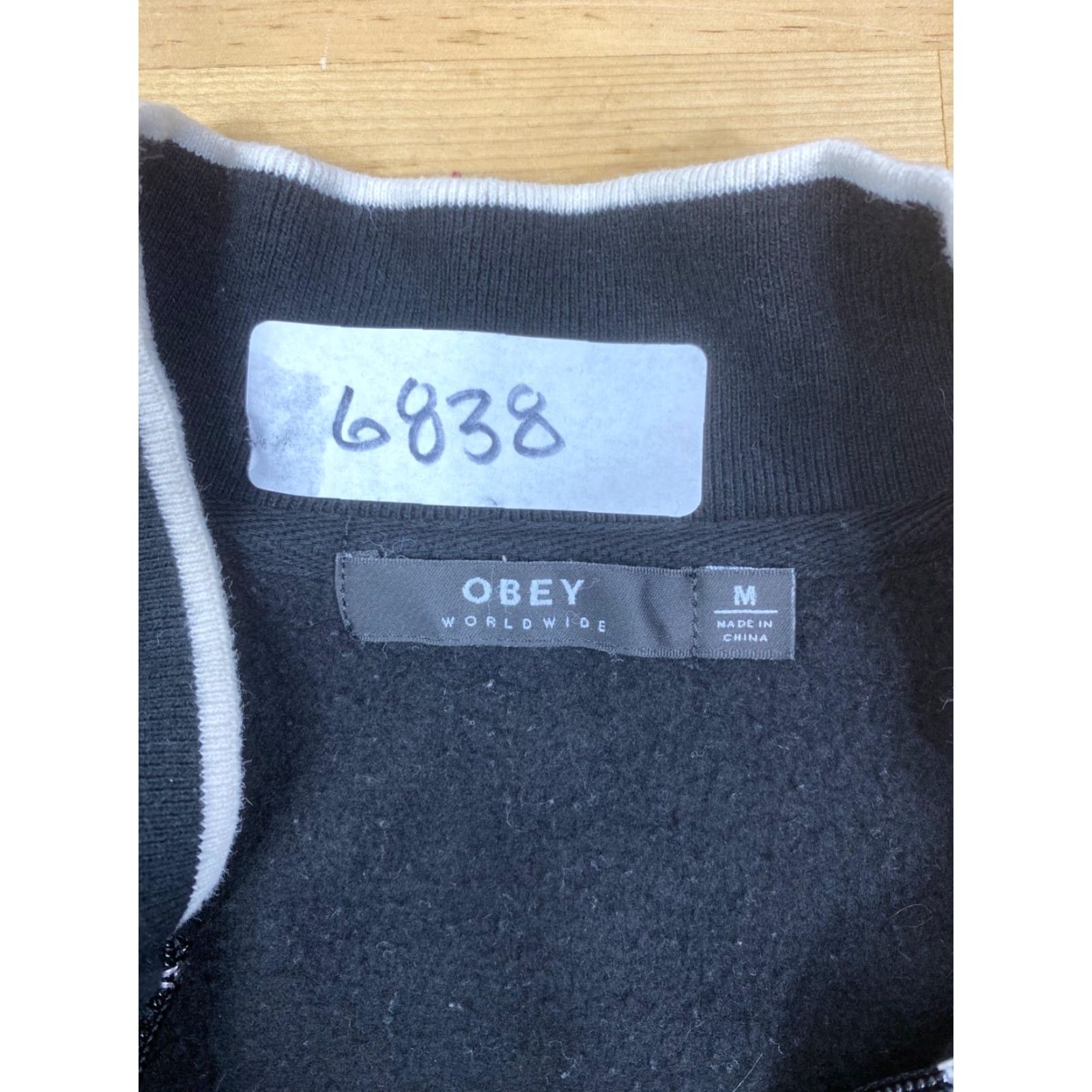 Obey OBEY Sweatshirt No Future 1/4 Zip Long Sleeve Logo Black M Men Regular Pullover Hoodie Style Casual Vector #6838 Size US M / EU 48-50 / 2 - 3 Thumbnail