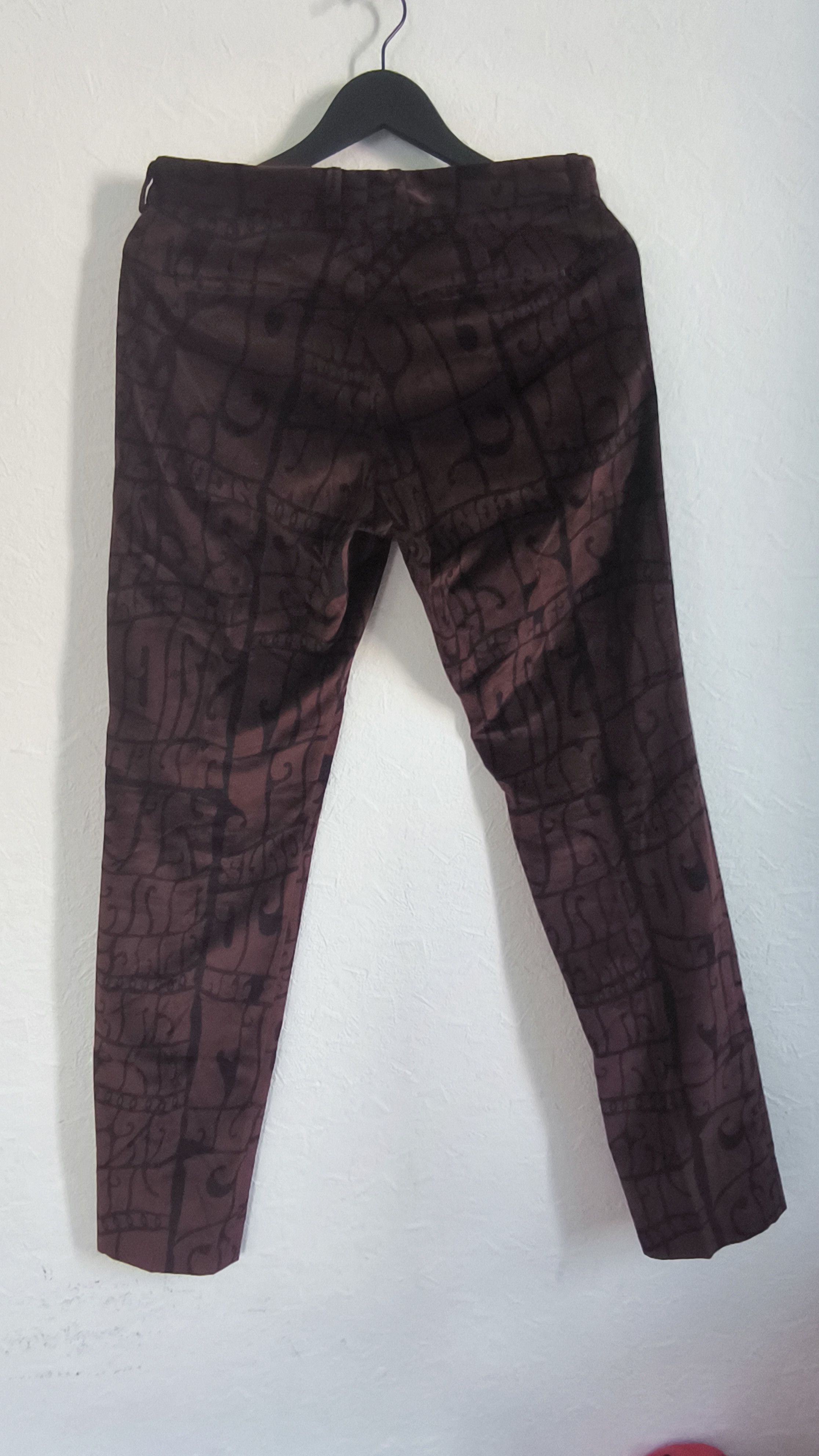 Dries Van Noten Dries Van Noten Abstract swirls pattern velvet complet suit Size 48R - 8 Thumbnail