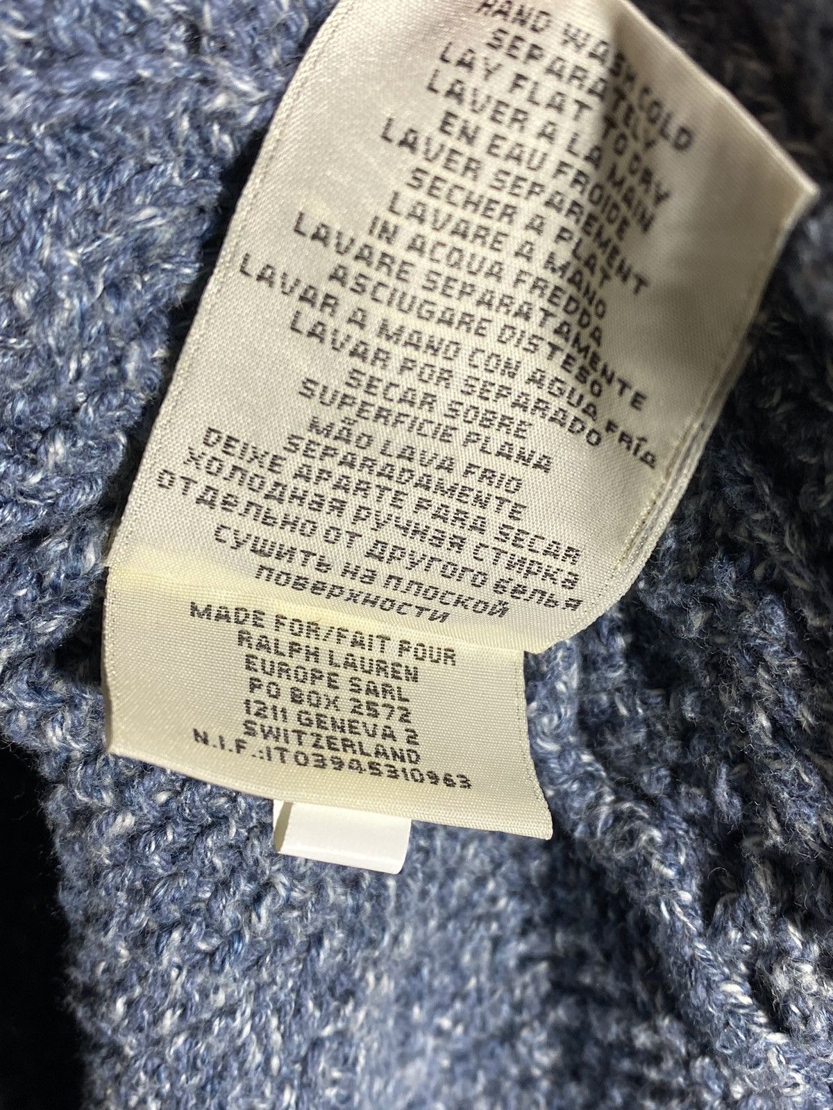 Vintage Ralph Lauren Denim & Supply Cable Knit Men’s Cardigan Size US S / EU 44-46 / 1 - 16 Thumbnail