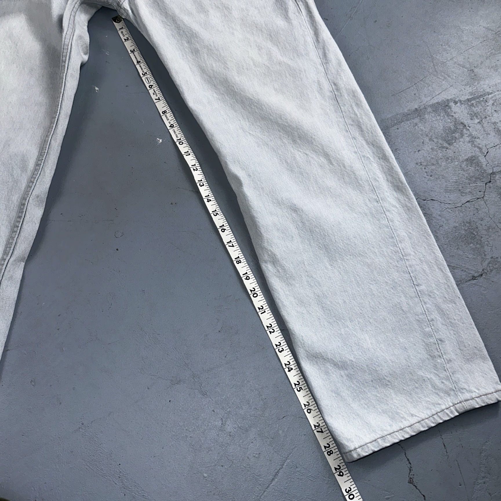 Levi's VINTAGE Levi's 501 Jeans Men Regular Fit Straight Leg 38x30 90s USA Light Wash Cotton Denim Size US 38 / EU 54 - 6 Thumbnail