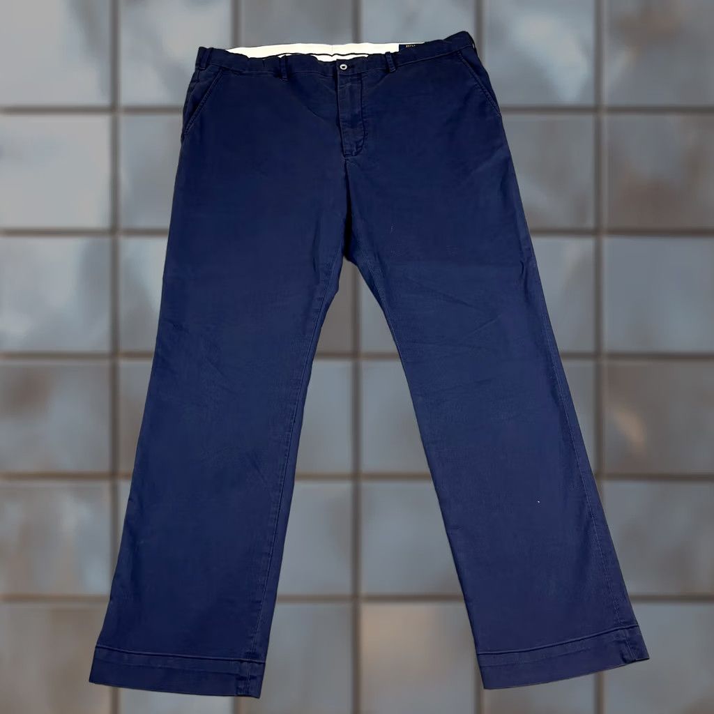 Polo Ralph Lauren Polo Ralph Lauren Slim Fit Chino Trousers Straight Leg 40 Blue Men’s Pants 5-Pocket Casual Workwear Size US L / EU 52-54 / 3 - 1 Thumbnail