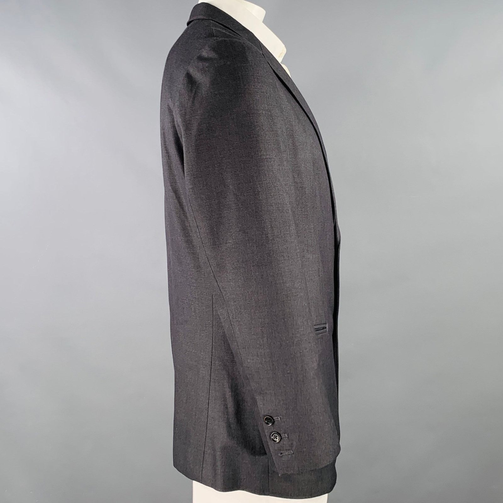 Trovata Size 44 Grey Polyester Blend Single Breasted Sport Coat Size 44R - 2 Thumbnail