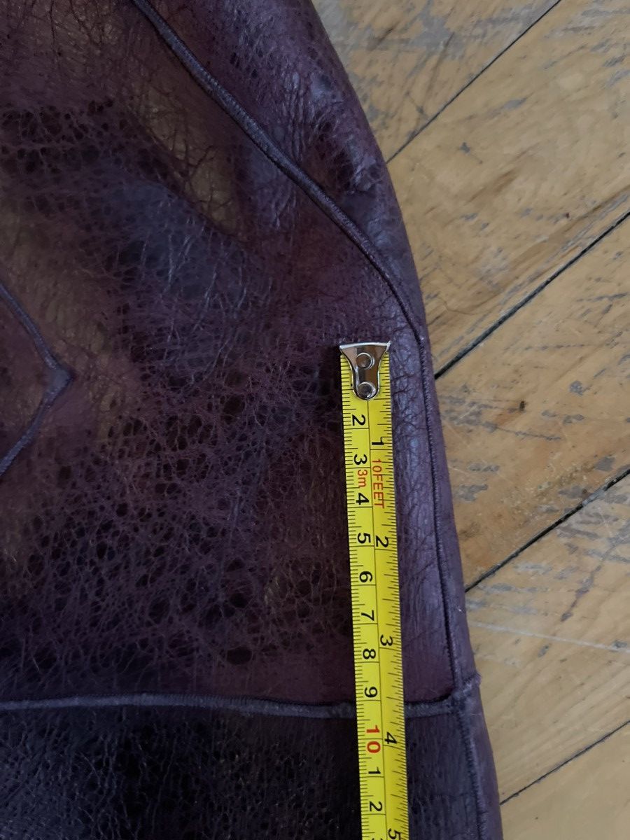 Rick Owens FW23 Luxor Reversible Shearling Sealed Jacket Amethyst Size US M / EU 48-50 / 2 - 20 Thumbnail