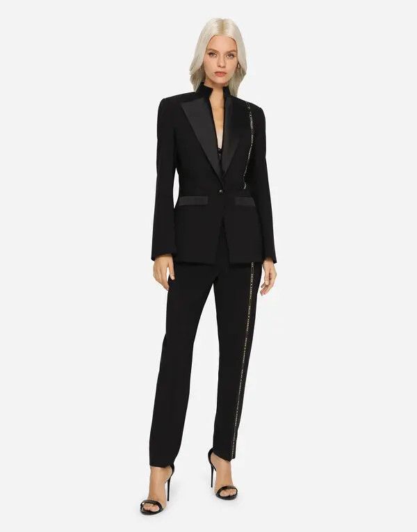 Dolce & Gabbana o1y0825 Blazer in Black Size M / US 6-8 / IT 42-44 - 5 Thumbnail