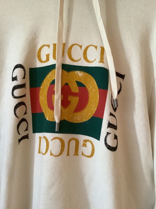 Gucci discount distressed hoodie