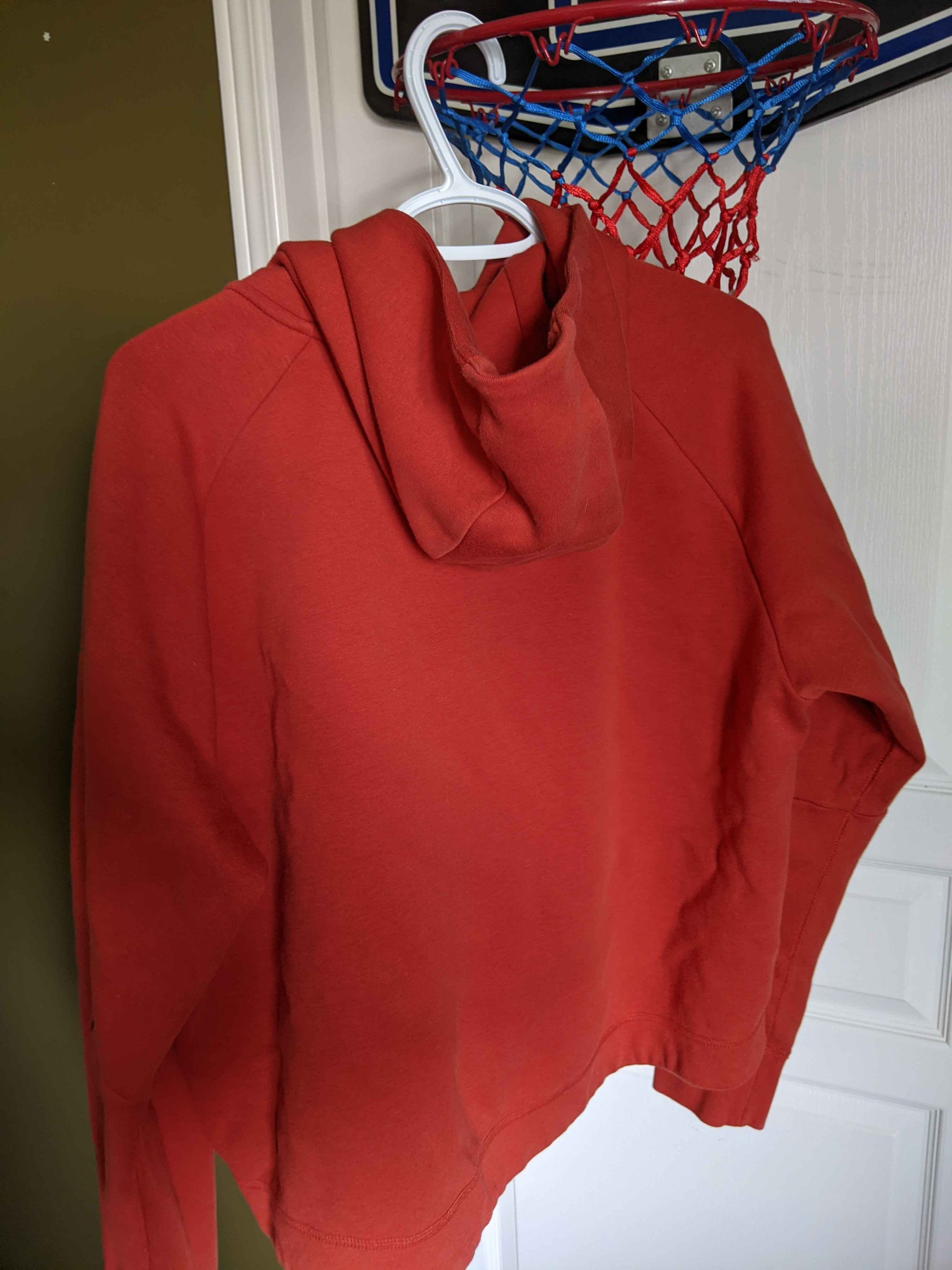 Nike Nike Women's Red Tech Fleece Windrunner Full Zip Hoodie Size L / US 10 / IT 46 - 8 Thumbnail