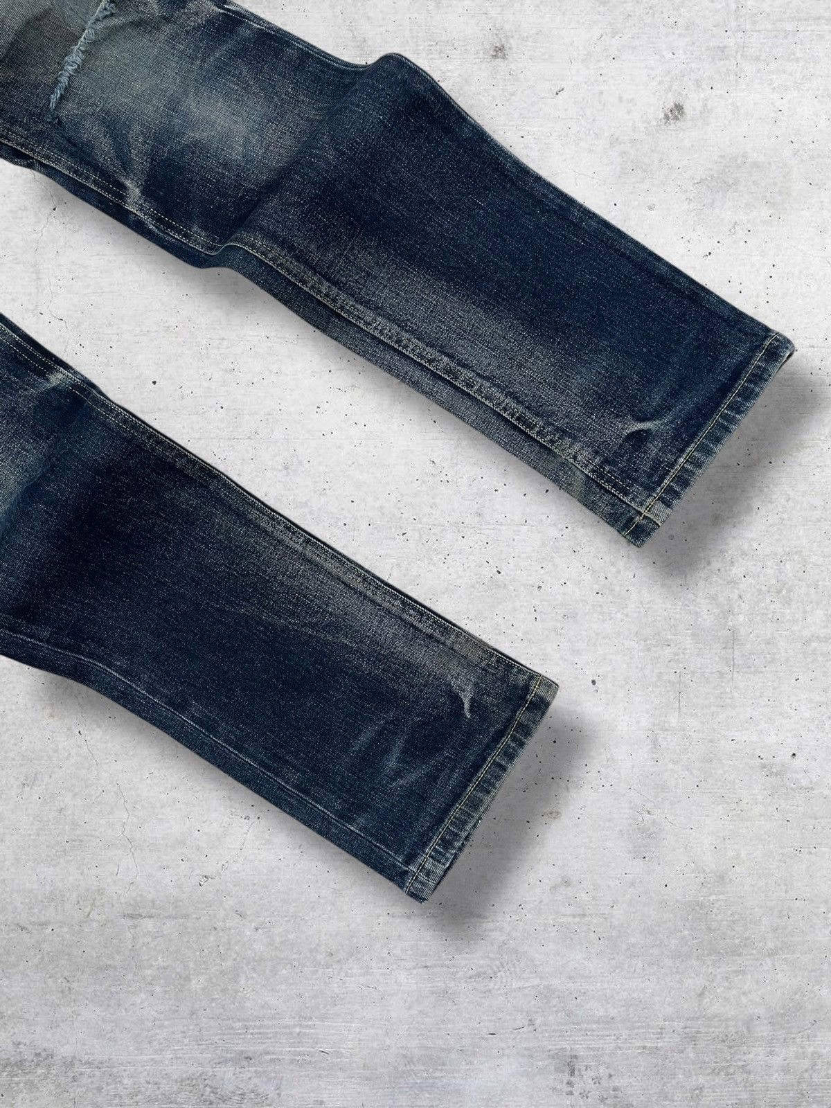 Michel Klein VINTAGE MICHEL KLEIN 90S JAPAN DESIGNER RUGGED RIPPED DENIM Size US 32 / EU 48 - 5 Thumbnail