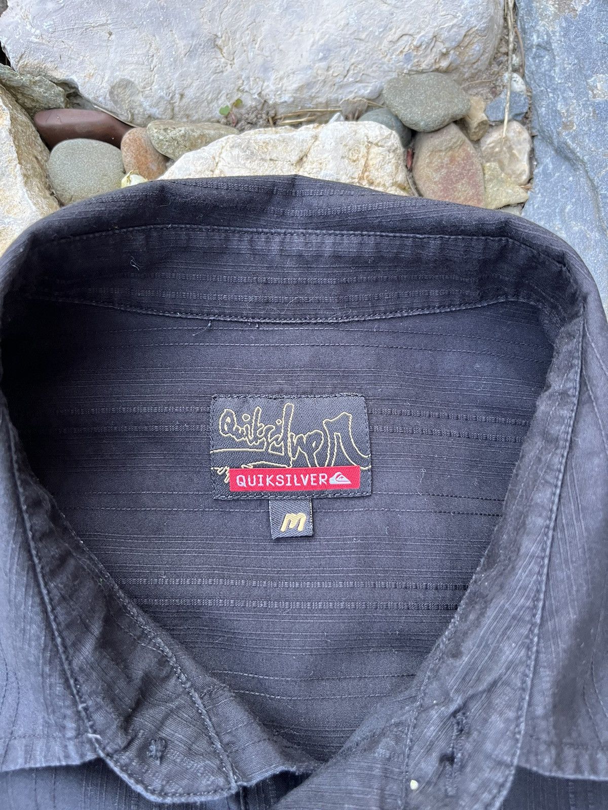 Quiksilver × Vintage Vintage Quiksilver y2k web logo genese shirt gorpcore Size US M / EU 48-50 / 2 - 14 Thumbnail