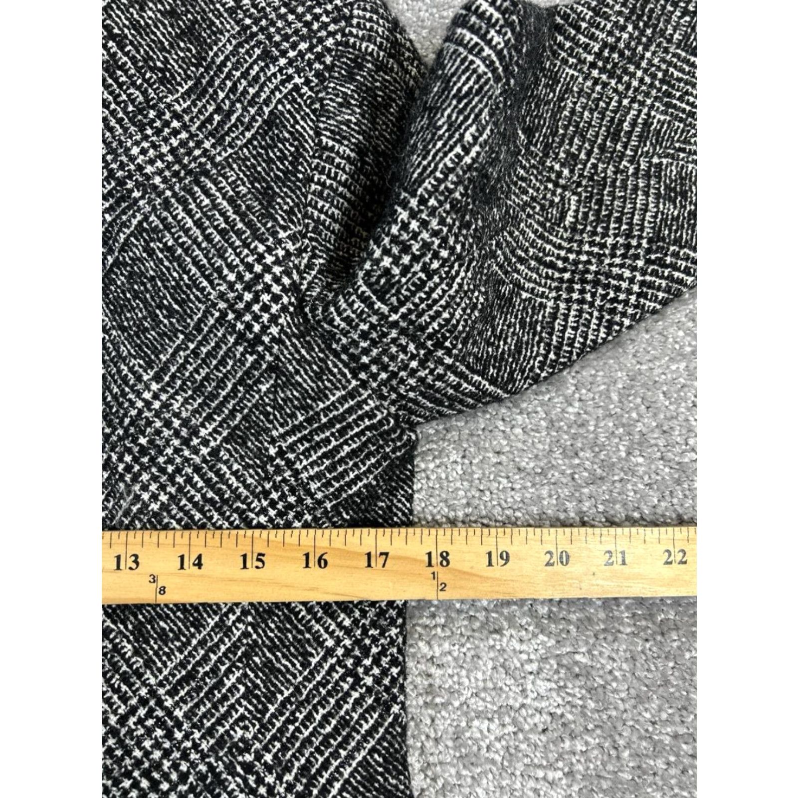 Talbots Talbots Jacket Womens 6 Petite Black Wool Blend Size M / US 6-8 / IT 42-44 - 6 Thumbnail