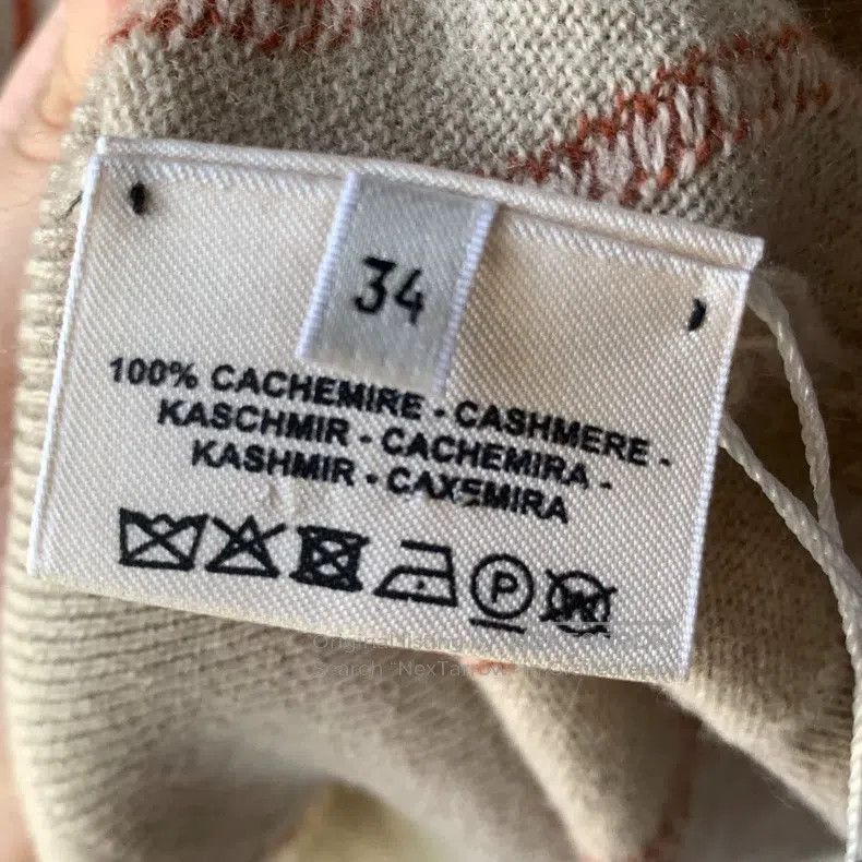 Hermes Hermes Knit Sweater in Khaki Size XXS / US 00 / IT 34 - 6 Thumbnail