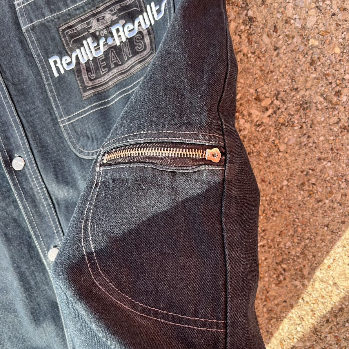 Japanese Brand × Vintage 2000s Y2K Light Denim Jacket with embroidery Size US L / EU 52-54 / 3 - 4 Thumbnail