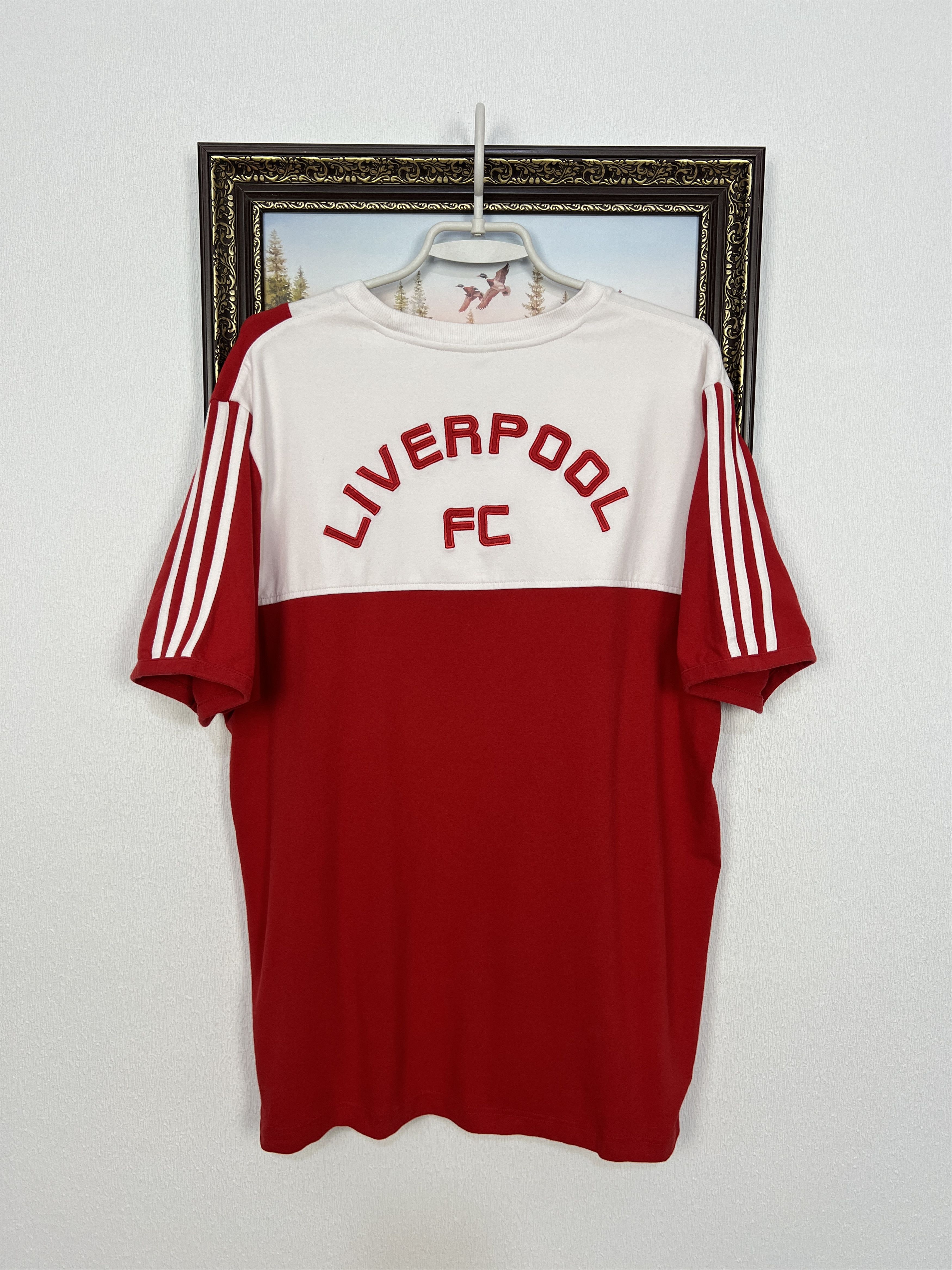 Adidas Vintage Adidas Liverpool Football Train Shirt Soccer Jersey Size US L / EU 52-54 / 3 - 11 Thumbnail