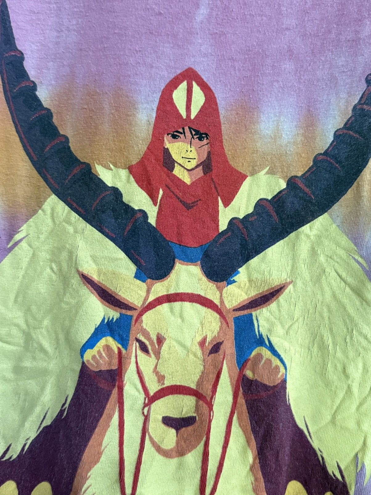 Other Rare Princess Mononoke Anime Japanese Bigsize Faded Tee Size US XXL / EU 58 / 5 - 4 Thumbnail