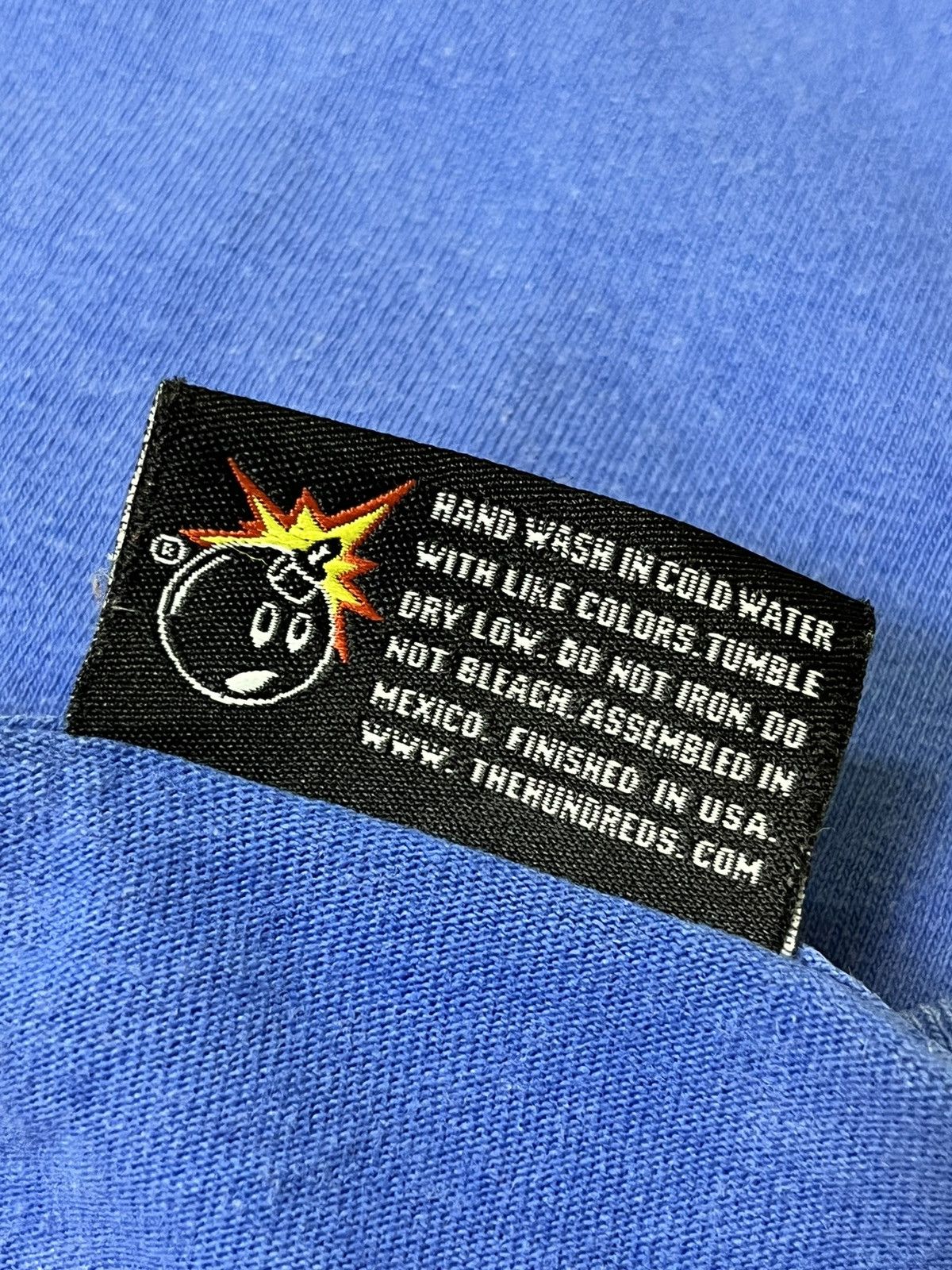 The Hundreds DISTRESSED🔥THE HUNDREDS BLUE FADED TEE SHIRT Size US L / EU 52-54 / 3 - 10 Thumbnail
