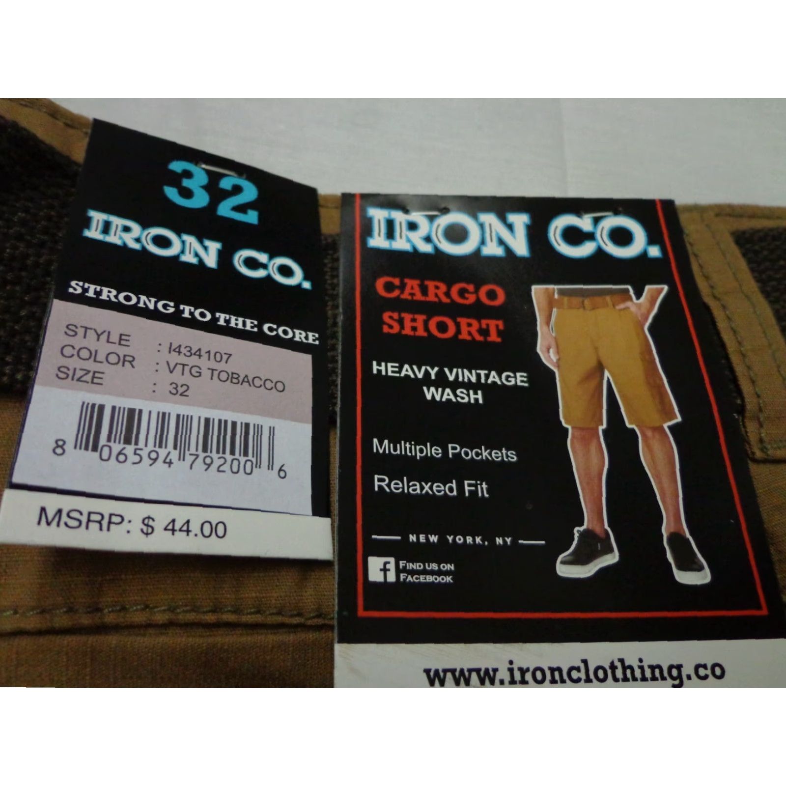 Vintage VINTAGE Iron Co. Cargo Shorts Belted Tobacco Brown 32 MEN Size 32 Cargo Brown NEW Size US 32 / EU 48 - 4 Thumbnail