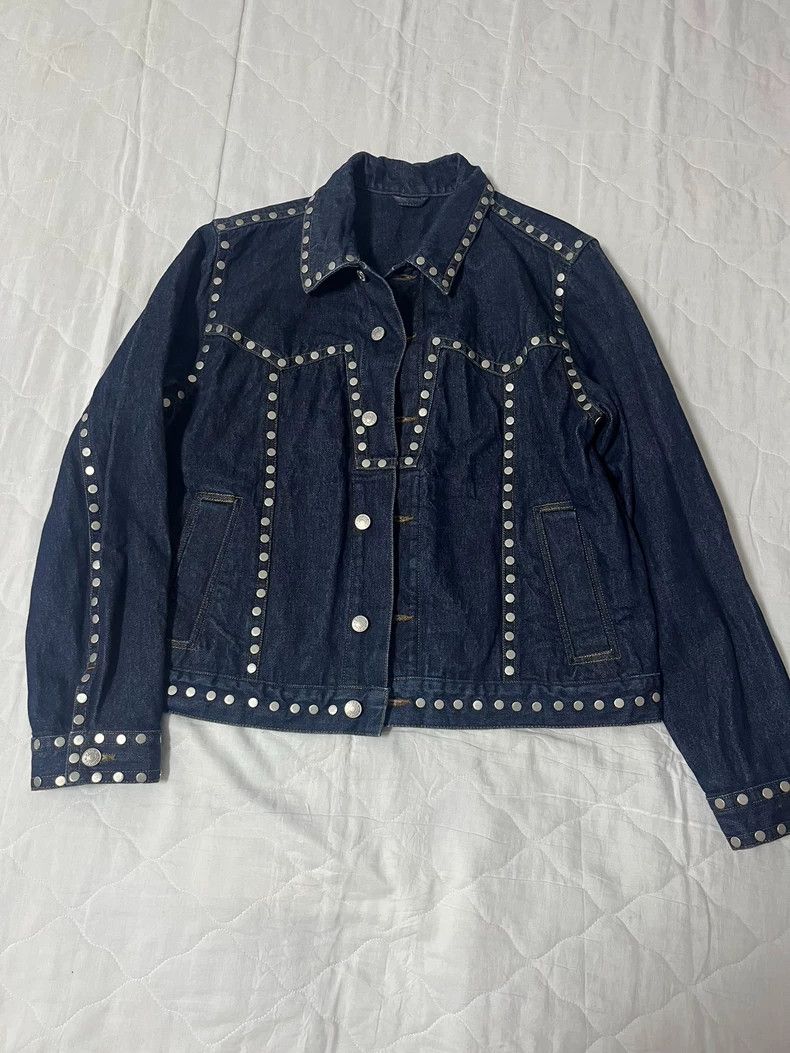 Dries Van Noten driesvan noten Stud denim jacket for men 2503-Nextarrow Size US XL / EU 56 / 4 - 1 Thumbnail