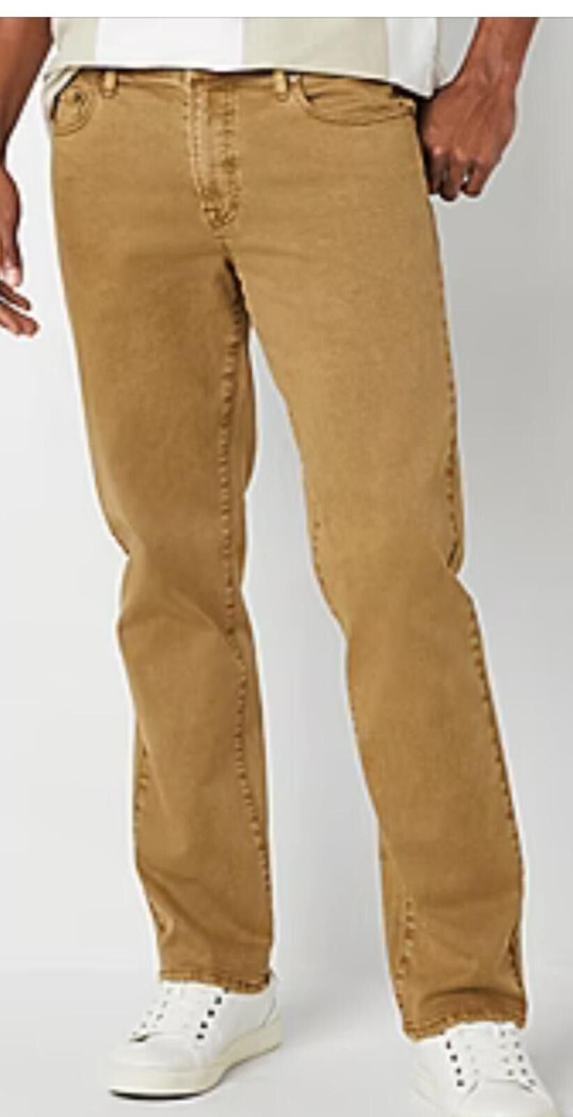 Arizona Jean Co. New Arizona Men's 34W X 32L Otter Color Straight Fit Jeans Size US 34 / EU 50 - 3 Thumbnail