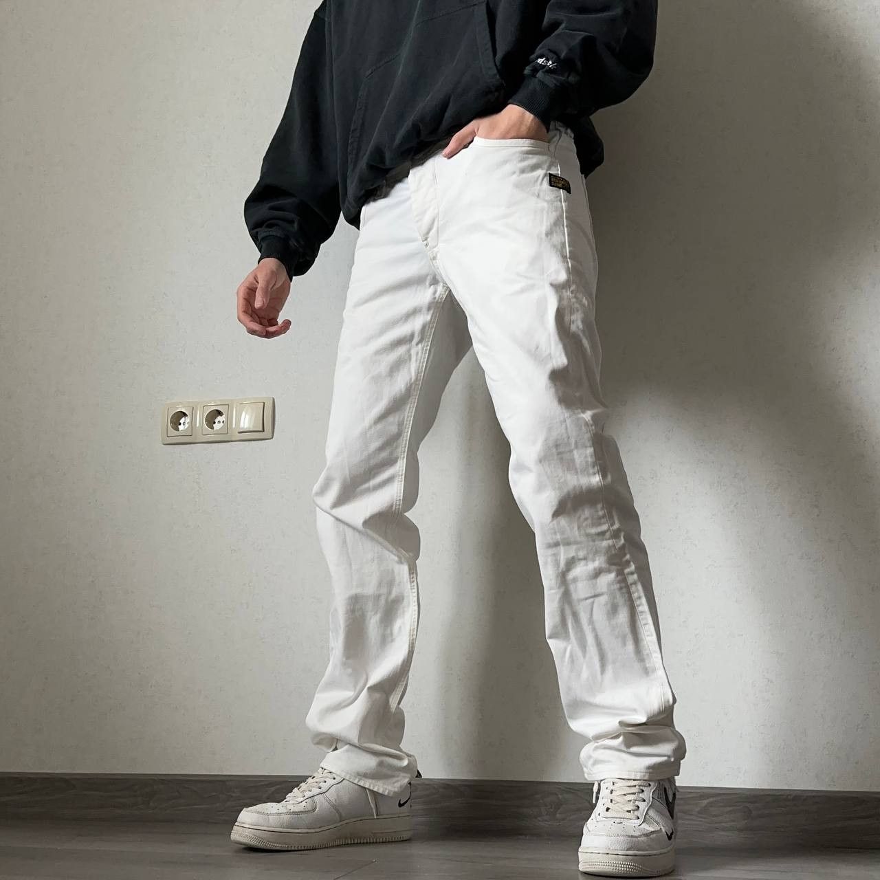G-Star G Star Raw y2k Vintage Avant Garde White Denim Pants / Jeans Size US 30 / EU 46 - 2 Thumbnail