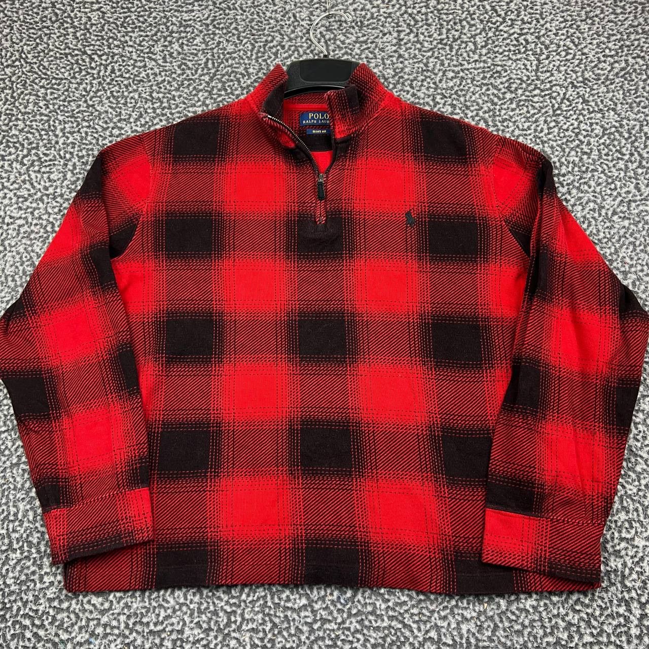 Polo Ralph Lauren Polo Ralph Lauren Estate Rib 1/4 ZipPullover Buffalo Plaid M Size US M / EU 48-50 / 2 - 1 Thumbnail