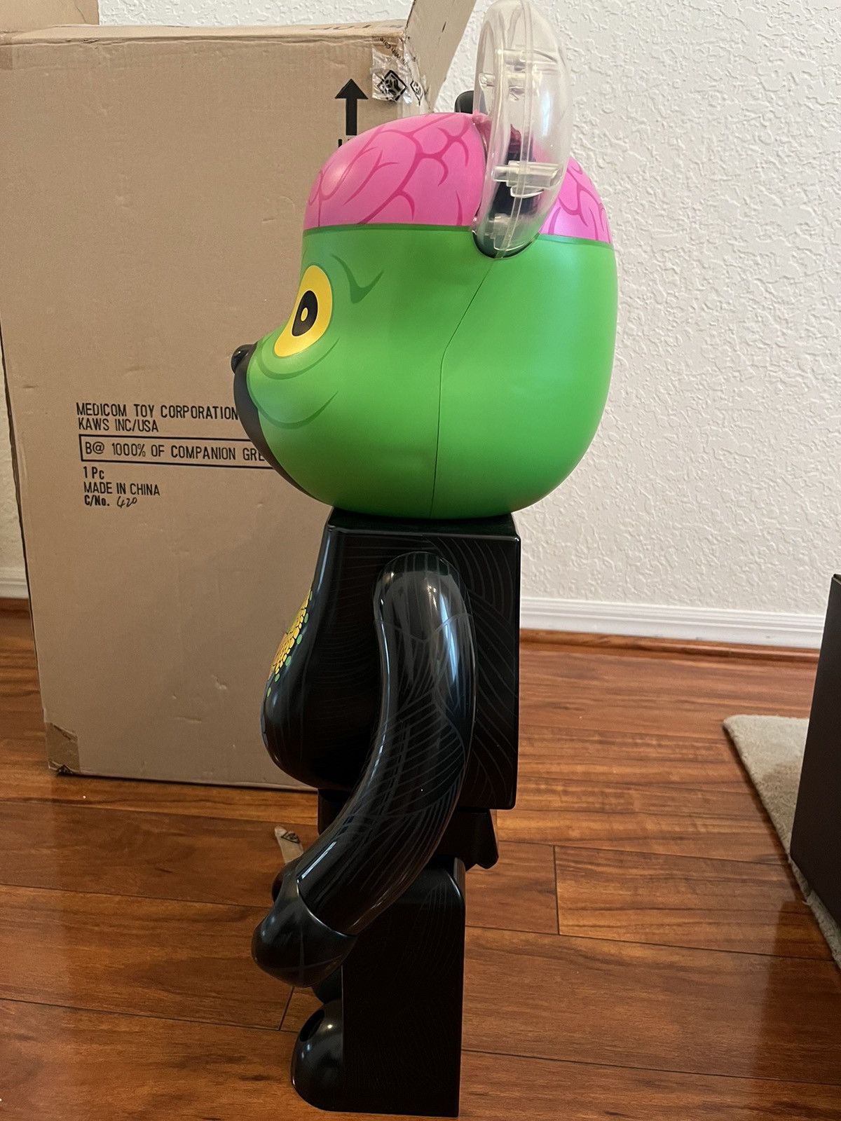 Kaws Kaws x Medicom Bearbrick Original Fake 1000% Companion Black Size ONE SIZE - 4 Thumbnail
