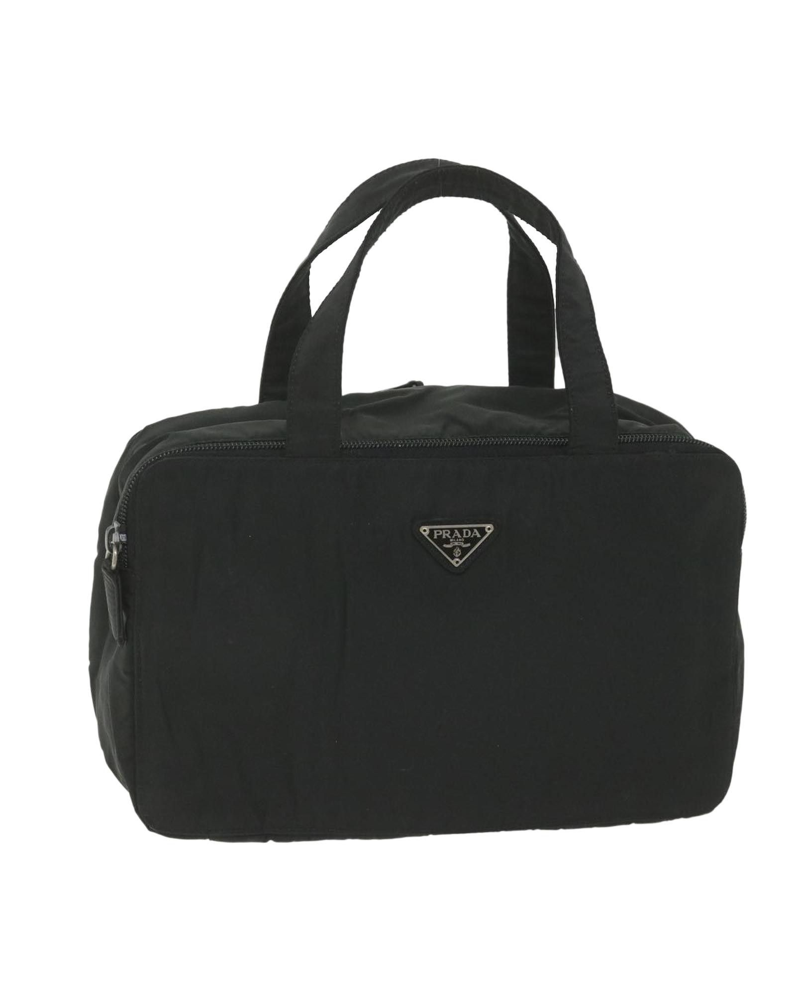 image of Prada Black Synthetic Shoulder Bag, Women's