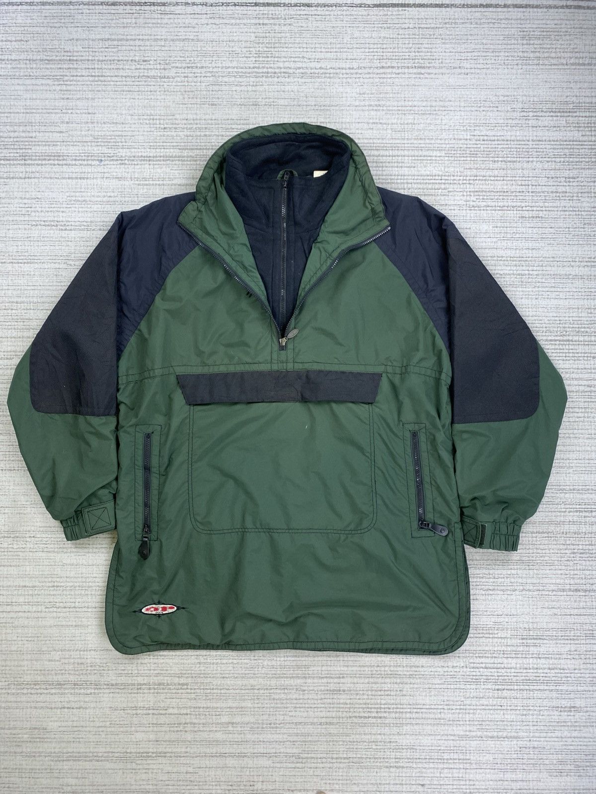 Ocean Pacific × Vintage Vintage 90s Ocean Pacific Tech Pullover Anorak Jacket Size US XL / EU 56 / 4 - 5 Thumbnail