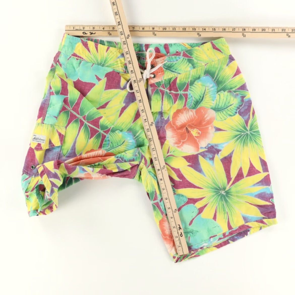 Polo Ralph Lauren Polo Ralph Lauren Board Floral Men's 34 Swimming Shorts Multi-Colored Cotton Blend Twill Regular Fit Size US S / EU 44-46 / 1 - 3 Thumbnail