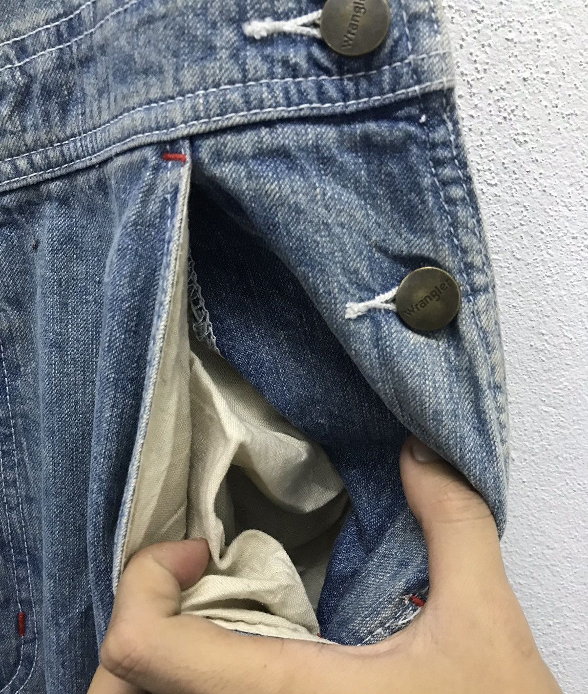 Vintage × Wrangler Vintage Wrangler Blue Bell Denim Overall Size US 35 - 12 Thumbnail